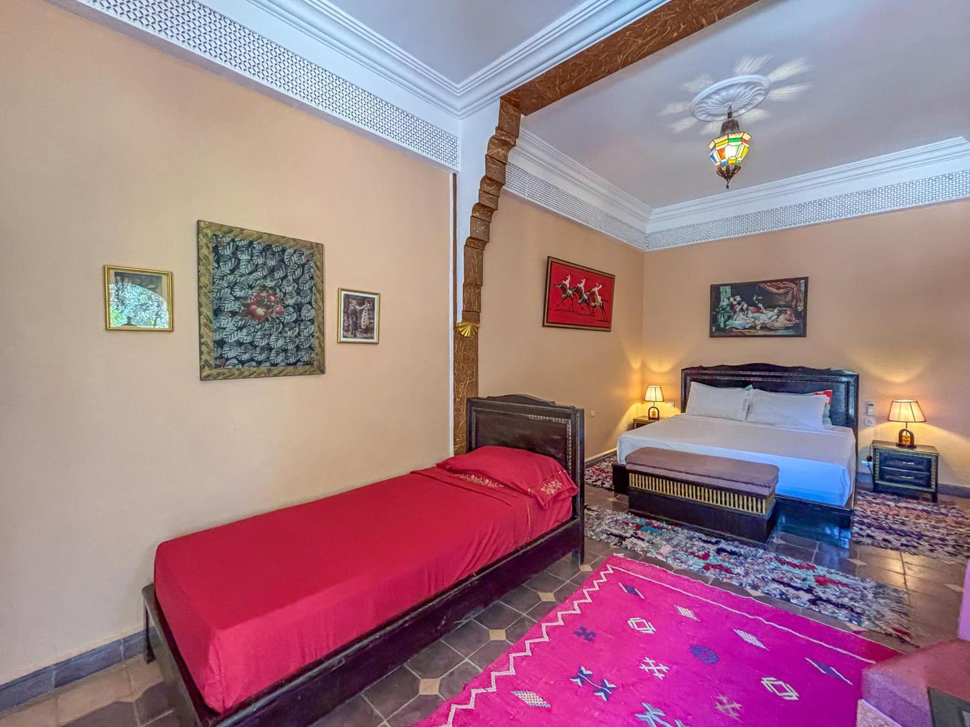 マラケシュ Le Bleu Houseヴィラ エクステリア 写真