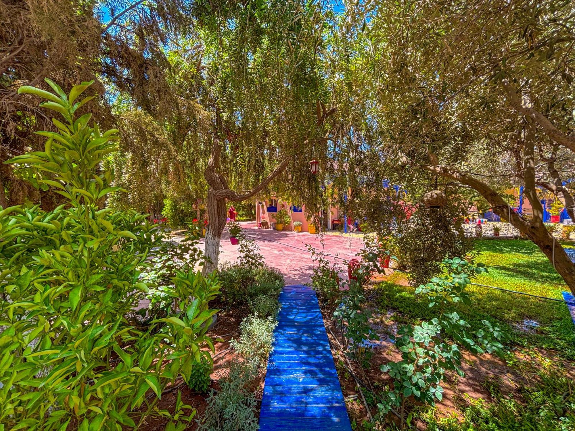マラケシュ Le Bleu Houseヴィラ エクステリア 写真