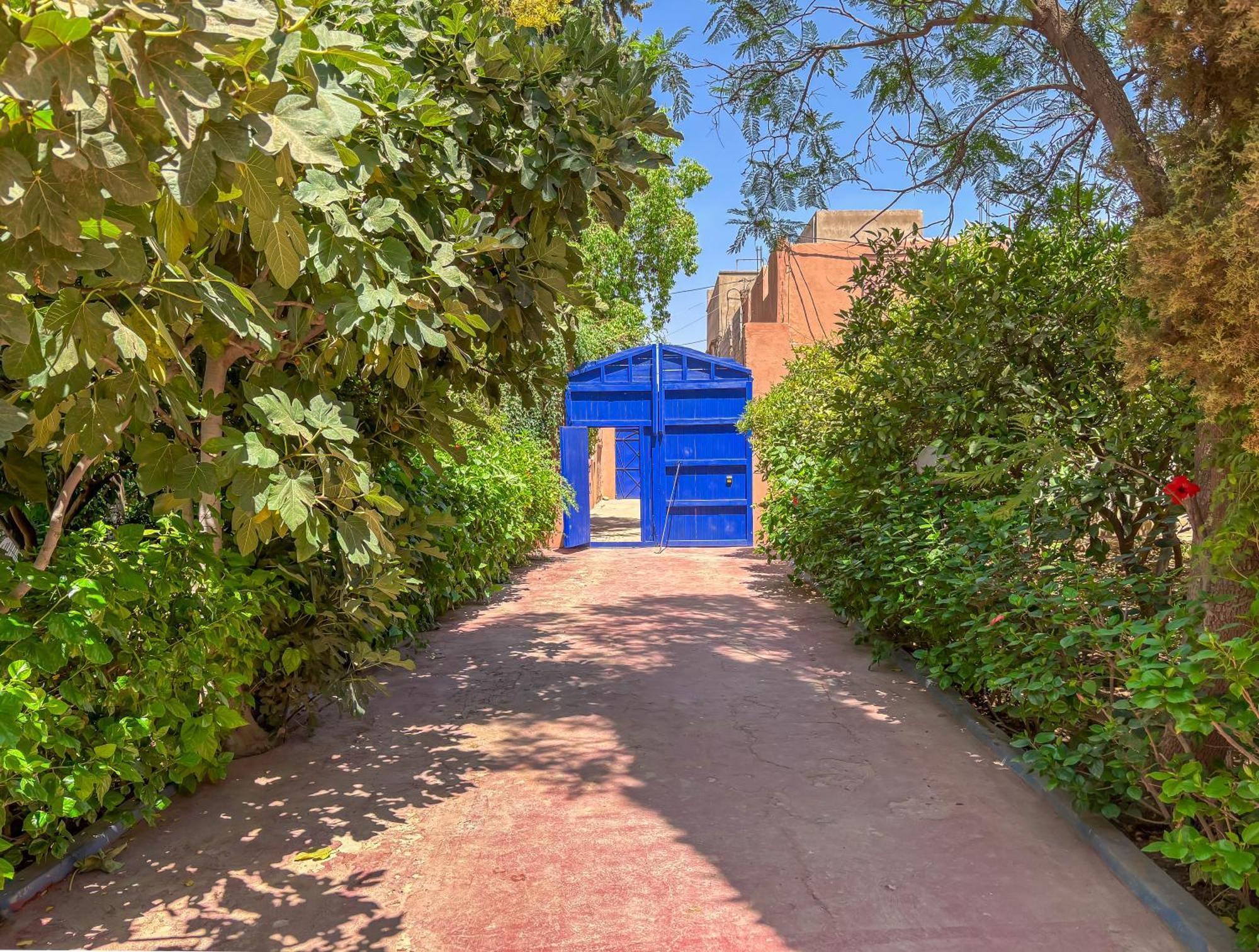 マラケシュ Le Bleu Houseヴィラ エクステリア 写真